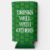 St Patrick's Day Funny Green Seltzer Can Coolers Selters Dosenkühler (Vorderseite)
