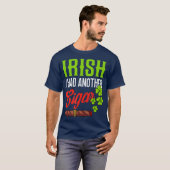 St Patricks Day Funny Irish Cigar Smoke T-Shirt (Vorne ganz)