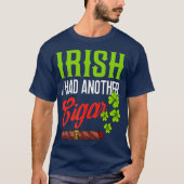 St Patricks Day Funny Irish Cigar Smoke T-Shirt (Vorderseite)