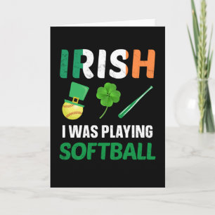 St. Patrick's Day Funny Irish Ich spielte Karte