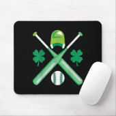 St Patricks Day Funny Irish Saint Paddy Baseball P Mousepad (Mit Mouse)