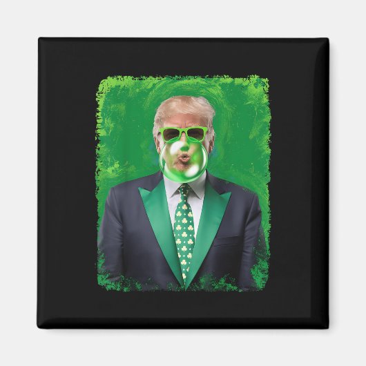 St Patricks Day Funny Irish Trump 47. Präsident Magnet (Vorne)