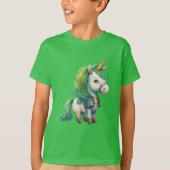 St. Patrick's Day Funny Irish Unicorn T-Shirt (Vorderseite)