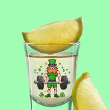 St. Patrick's Day Funny Leprechaun Barbell Gym