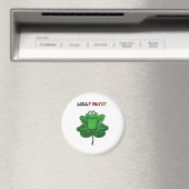 St Patrick's Day Funny Lilly Patty Pad Frog Magnet (In Situ (Geschirrspüler))