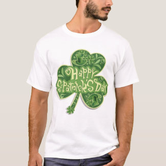 St Patrick's Day Funny Lucky Clover T - Shirt