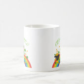 St Patricks Day - Funny Lucky Irish Leprechaun Kaffeetasse (Mittel)