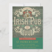 St Patrick's Day Funny Personalisiert Irish Pub Einladung (Vorderseite)