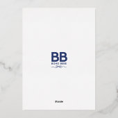 St Patrick's Day Funny Personalisiert Irish Pub Folieneinladung (Rückseite)