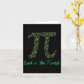 St Patricks Day Funny Pi Luck O' The Pi-rish Gesch Karte (Gelbe Blume)