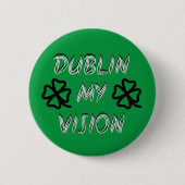 St. Patrick's Day Funny Spaß Green Button (Vorderseite)