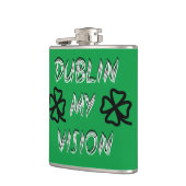 St. Patrick's Day Funny Spaß Green Flachmann (Links)