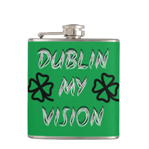 St. Patrick's Day Funny Spaß Green Flachmann
