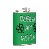 St. Patrick's Day Funny Spaß Green Flachmann (Rechts)