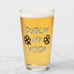 St. Patrick's Day Funny Spaß Green Glas