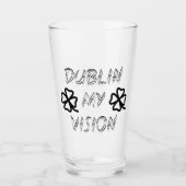St. Patrick's Day Funny Spaß Green Glas (Vorderseite)