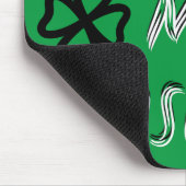 St. Patrick's Day Funny Spaß Green Mousepad (Ecke)