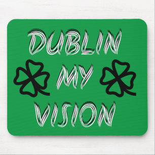 St. Patrick's Day Funny Spaß Green Mousepad