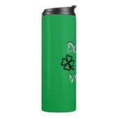 St. Patrick's Day Funny Spaß Green Thermosbecher (Nach links gedreht)