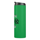 St. Patrick's Day Funny Spaß Green Thermosbecher (Nach rechts gedreht)