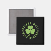 St. Patricks Day Funny Sprichwort Zitat Trinken gu Magnet (Vorderseite/Rückseite)