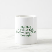 St. Patrick's Day, Funny Text Bleibe Lucky Kaffeetasse (Mittel)