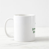 St. Patrick's Day, Funny Text Bleibe Lucky Kaffeetasse (Links)