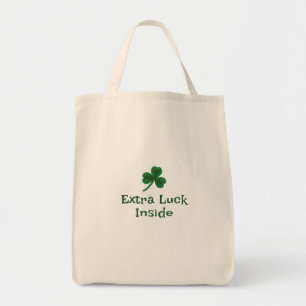 St. Patrick's Day, Funny Text Extra Luck Innen Tragetasche