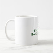 St. Patrick's Day, Funny Text Fake irisch Kaffeetasse (Links)