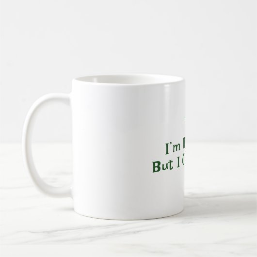 St. Patrick's Day, Funny Text Fake irisch Kaffeetasse (Links)