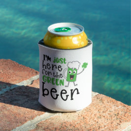 St. Patrick's Day Funny Text Green Beer Dosenkühler