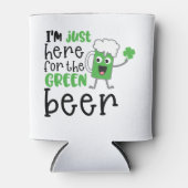 St. Patrick's Day Funny Text Green Beer Dosenkühler (Vorderseite)