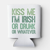 St. Patrick's Day Funny Text Kiss Me Dosenkühler (Rückseite)
