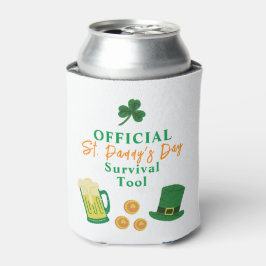 St. Patrick's Day Funny Text, Überlebenstool Dosenkühler