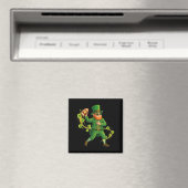 St Patricks Day Fußball Leprechaun St Patricks Magnet (In Situ (Geschirrspüler))