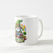 St. Patrick's Day Gamer-Gnom Kaffeetasse (VorderseiteRechts)
