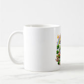 St. Patrick's Day Gamer-Gnom Kaffeetasse (Links)