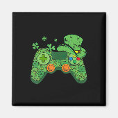 St Patricks Day Gamer Irish Game Controller Gamin Magnet (Vorne)