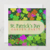 St. Patrick's Day Garden Party Einladungen (Vorderseite)