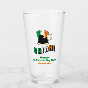 St Patricks Day Gastgeschenk Irish Beer Funny Pint Glas