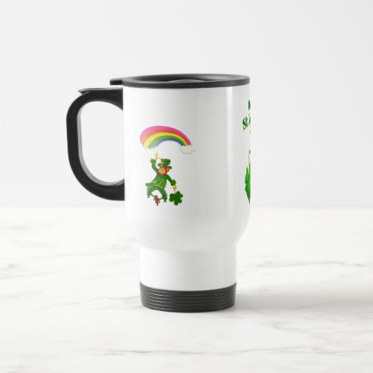 St Patrick's Day Gastgeschenk Tasse (Links)