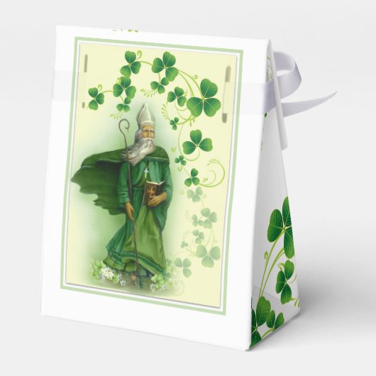 St. Patrick's Day Gastgeschenks Geschenkschachtel (Rückseite)