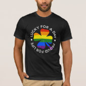 St Patrick's Day Gay Pride Rainbow LGBT Geschenk T T-Shirt (Vorderseite)