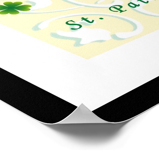 St. Patrick's Day Gebet Segen Poster (Ecke)