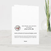 St. Patrick's Day Gebet Segen religiöse Karte (Rückseite)