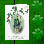 St. Patrick's Day Gebet Segen Religious Karte