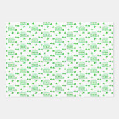 St. Patrick's Day Geburtstag Geschenkpapier Set (Vorderseite)