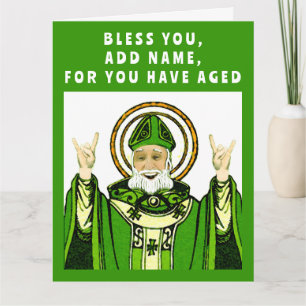 St. Patrick's Day Geburtstag Karte