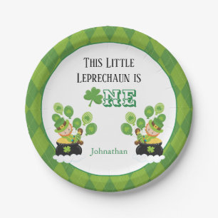St. Patrick's Day Geburtstagsfeier Pappteller