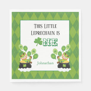 St. Patrick's Day Geburtstagsfeier Serviette